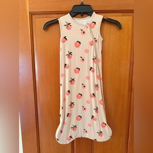 Kyte BABY peach print sleep sack size S tog 0.5